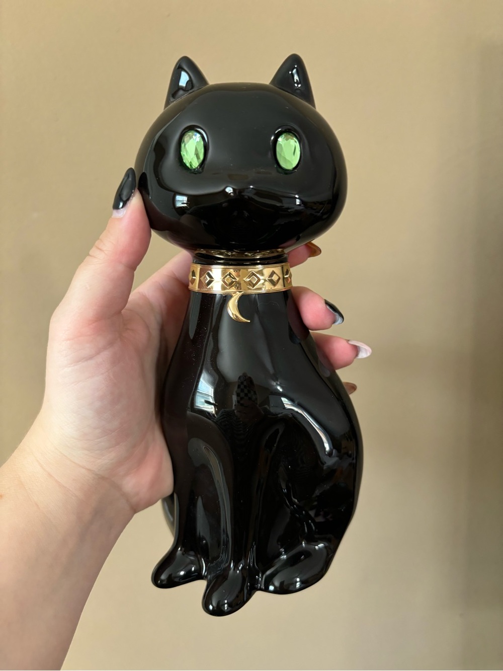 Bath and body works rare Halloween 2022 single wick black cat candle holder